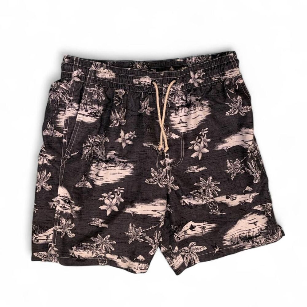 Old-navy Men's Black and Grey Swim-briefs-shorts